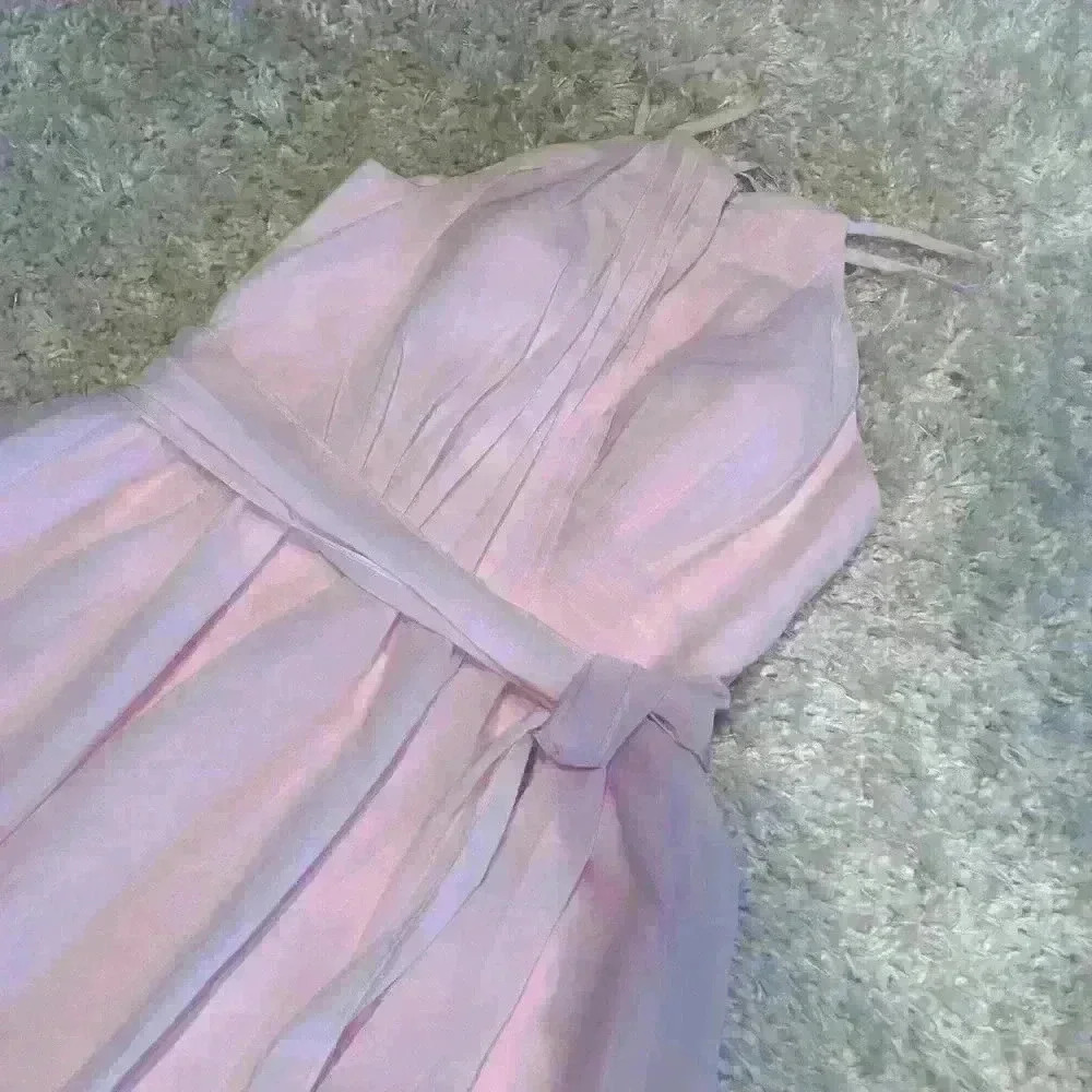 Blush pink bridesmaid dress - Picture 2 of 4